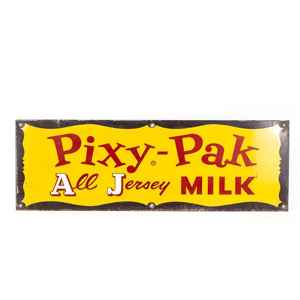 PIXY-PAK All Jersey Milk SST Advertising Sign