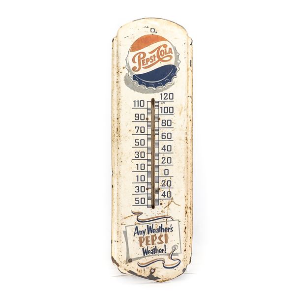 Any Weathers Pepsi Weather Advertising Thermometer