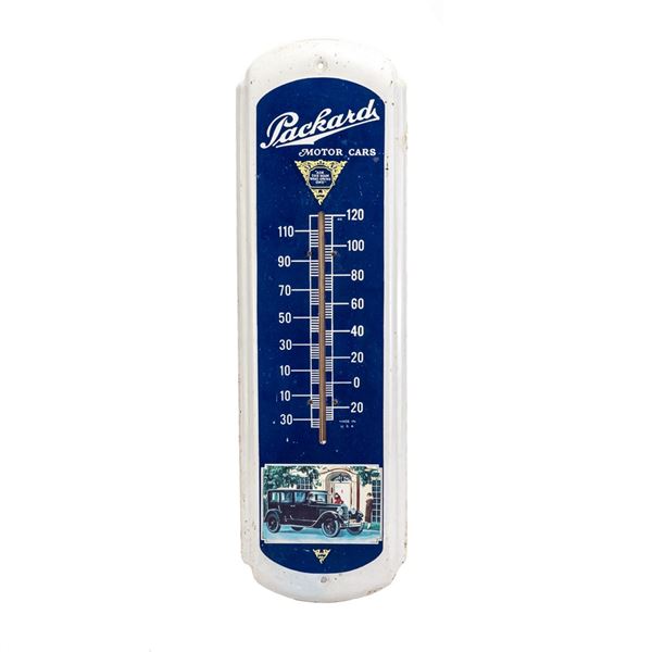 Working Packard Motor Cars Advertising Thermometer