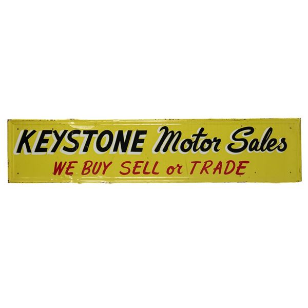 68" Keystone Motor Sales SST Advertising Sign