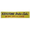 Image 1 : 68" Keystone Motor Sales SST Advertising Sign