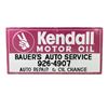 Image 1 : Kendall Motor Oil SST Embossed Advertising Sign