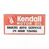 Image 1 : Kendall Motor Oil SST Embossed Advertising Sign
