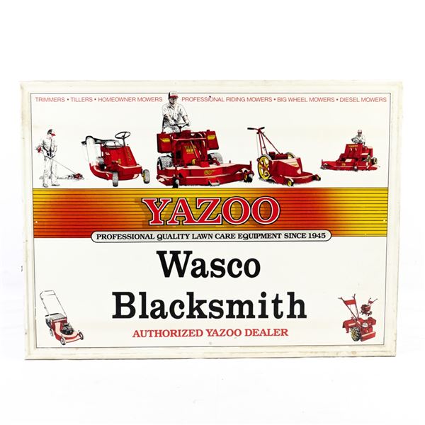 47" YAZOO Wasco Blacksmith SST Advertising Sign