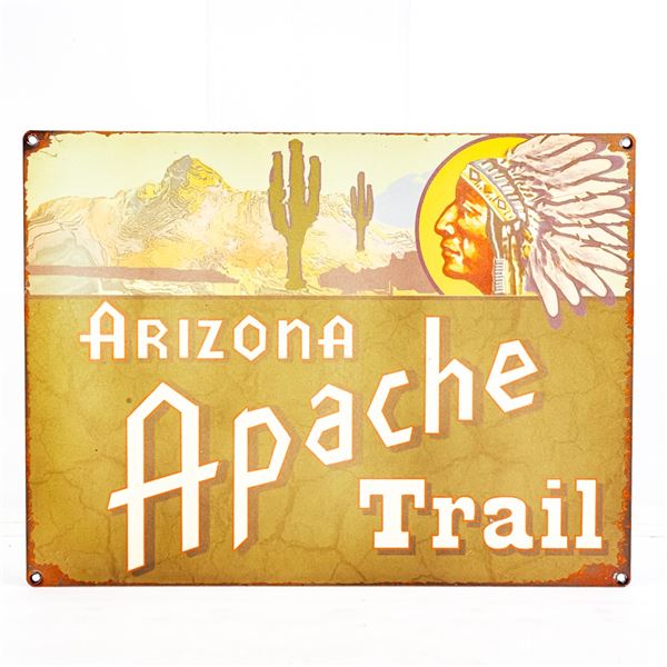 Arizona Apache Trail Single Sided Advertising Sign