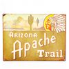 Image 1 : Arizona Apache Trail Single Sided Advertising Sign