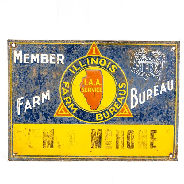 Illinois Farm Bureau Member SST Advertising Sign