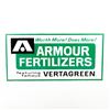 Image 1 : Armour Fertilizers Embossed SST Advertising Sign