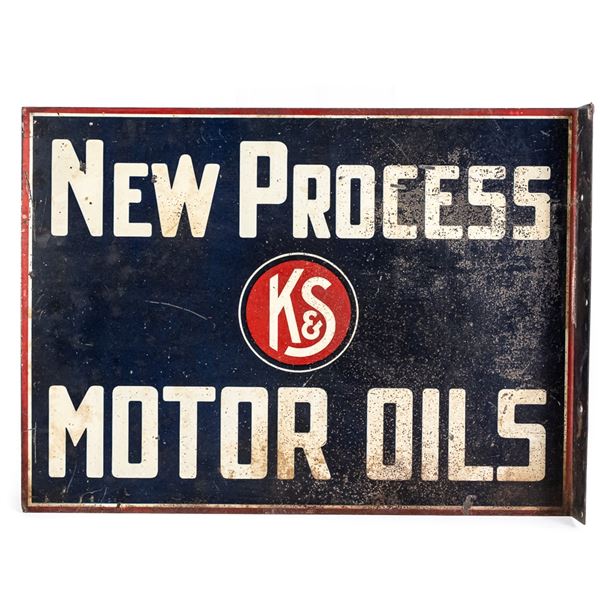 New Process K&S Oils DST Flange Advertising Sign