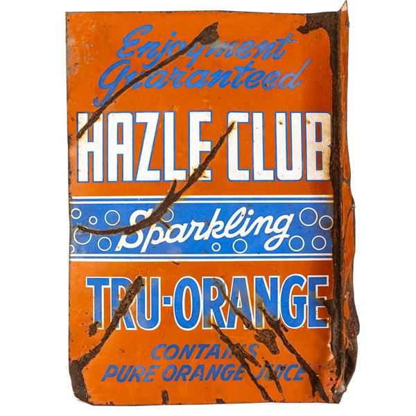 Hazel Club Double Sided Flange Advertising Sign