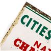 Image 2 : Cities Service National Charge Card Ad Flange Sign