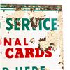 Image 5 : Cities Service National Charge Card Ad Flange Sign