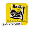 Image 1 : NAPA Safety Double Sided Flange Advertising Sign