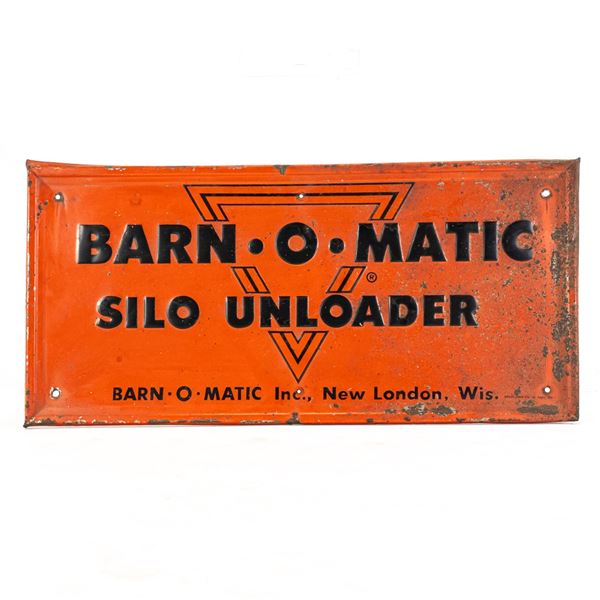 Barn O Matic Silo Unloader Stout Advertising Sign