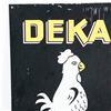Image 2 : DeKalb At Work Single Sided Tin Advertising Sign