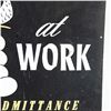 Image 3 : DeKalb At Work Single Sided Tin Advertising Sign