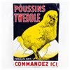 Image 1 : Poussins Tweddle SST Embossed Advertising Sign