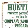 Image 2 : ASCS Wisconsin Conservation Dept Hunting Sign