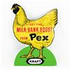 Image 1 : Kraft "Pex" SST Embossed Advertising Sign