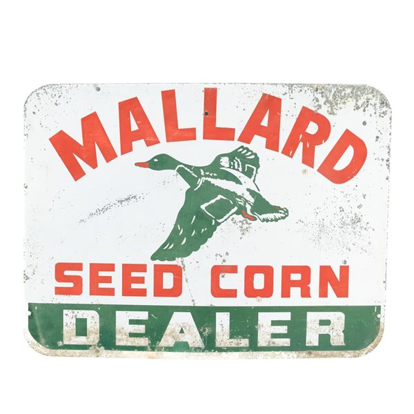 Mallard Seed Corn Dealer SST Advertising Sign