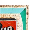 Image 3 : 7 Up Self Framed Embossed Tin Advertising Sign
