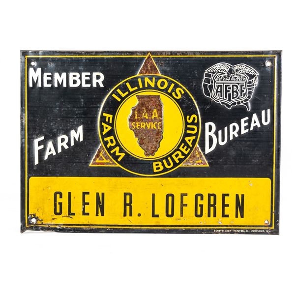Illinois Farm Bureau Member Advertising Sign