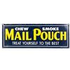 Image 1 : Mail Pouch SS Embossed Tin Advertising Sign