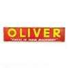 Image 1 : Framed 95" Oliver SST Embossed Advertising Sign