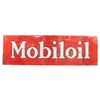 Image 1 : 96" MOBILOIL SSP Porcelain Advertising Sign