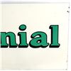 Image 2 : Colonial Double Sided Porcelain Advertising Sign