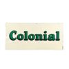 Image 4 : Colonial Double Sided Porcelain Advertising Sign