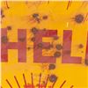 Image 10 : 48" Shell Double Sided Porcelain Advertising Sign