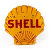 Image 1 : 48" Shell Double Sided Porcelain Advertising Sign