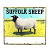 Image 1 : Suffolk Sheep Dealer Double Sided Advertising Sign