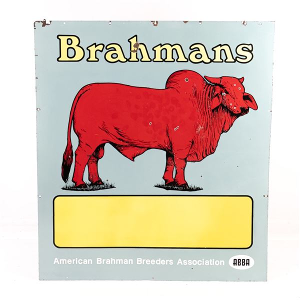 Large Brahmans Livestock ABBA DSP Advertising Sign