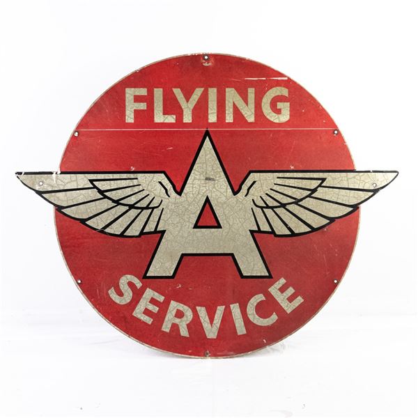 60" Flying A Service Diecut Advertising Sign