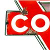 Image 2 : Triangular Conoco DSP Hanging  Advertising Sign