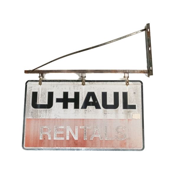 UHaul Rental Double Sided Hanging Advertising Sign