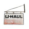 Image 1 : UHaul Rental Double Sided Hanging Advertising Sign