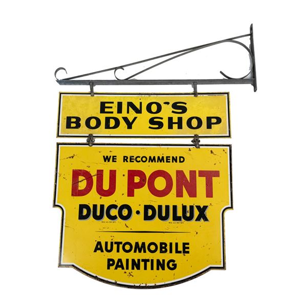 Eino's DU PONT Double Sided Hanging AD Sign