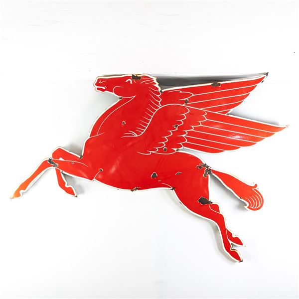 Iconic Pegasus Cookie Cutter Ad Sign & Bracket