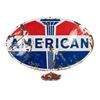 Image 1 : 74" American Gas Double Sided Advertising Sign