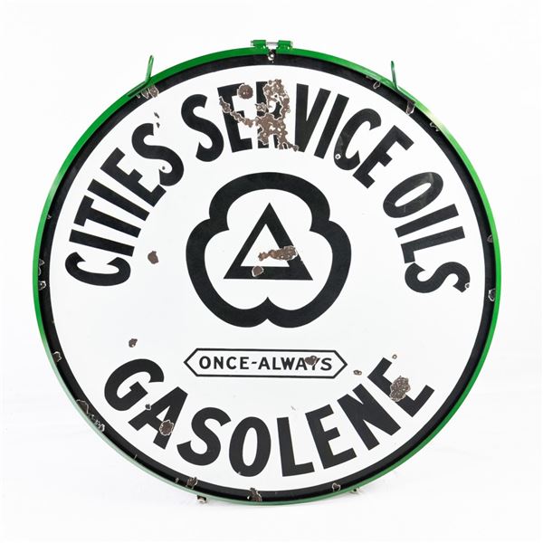 46" Cities Service Oils Gas DSP Advertising Sign