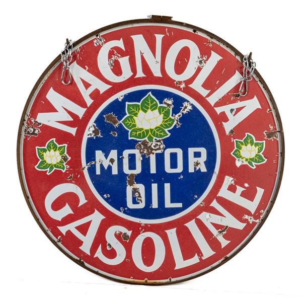 42" Magnolia Gas Motor Oil DSP Advertising Sign