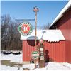 Image 2 : 140" Lighted & Wired Service Station Post
