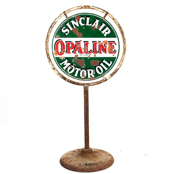 Sinclair Opaline Lollipop DSP Advertising Sign
