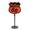 Image 1 : 1941 Everbrite Phillips 66 DSP Advertising Sign +
