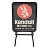 Image 1 : Kendall Motor Oil Double Sided Advertising Sign