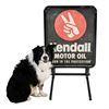 Image 2 : Kendall Motor Oil Double Sided Advertising Sign
