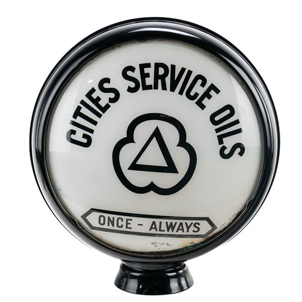 Cities Service Oil Once Advertising Gas Globe